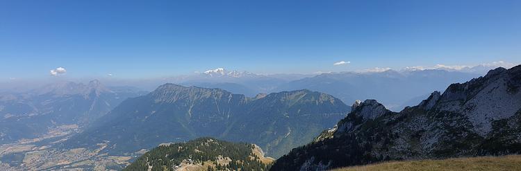 Pointe de la Sambuy depuis la station de la Sambuy
