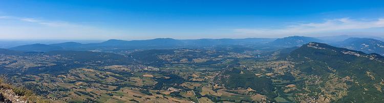 Vue vers l'ouest depuis la Dent