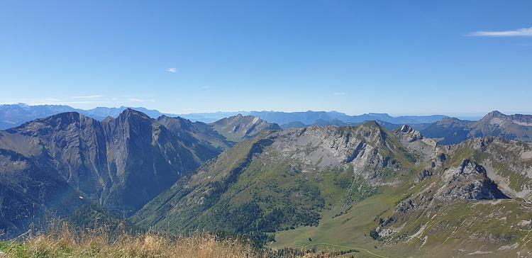 Der Vercors vom Chaurionde aus