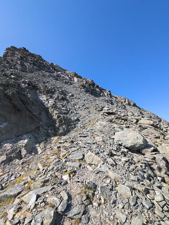La subida a Pointe de Marte