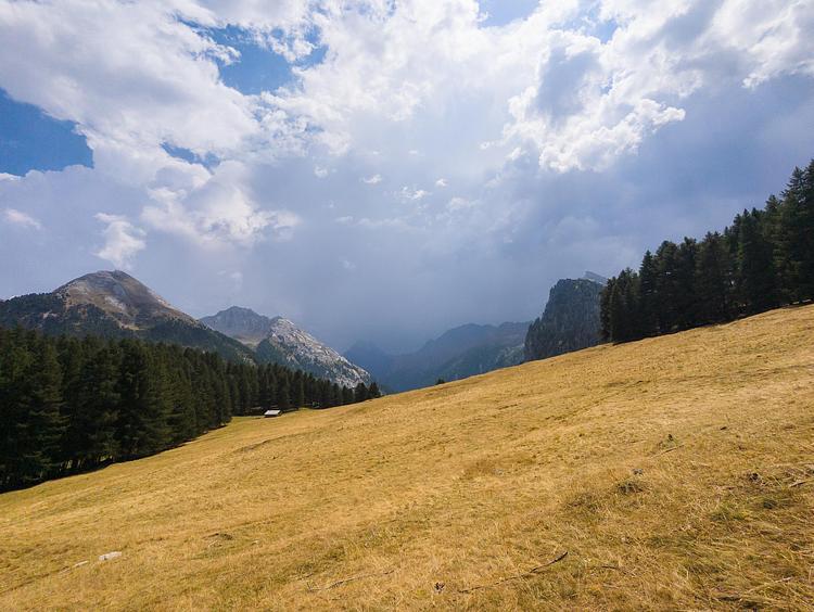 Lacs Égorgéou et Foréant depuis L'Echalp