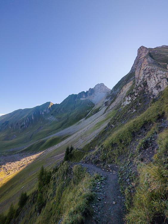 Vista verso nord dal Col de Sosay