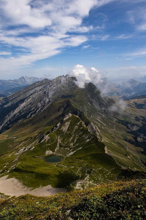 Vue sur l'Étale depuis le Mon Charvin