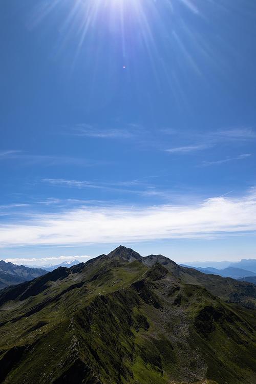Vue su rle Grand'Arc depuis la Dent du Corbeau