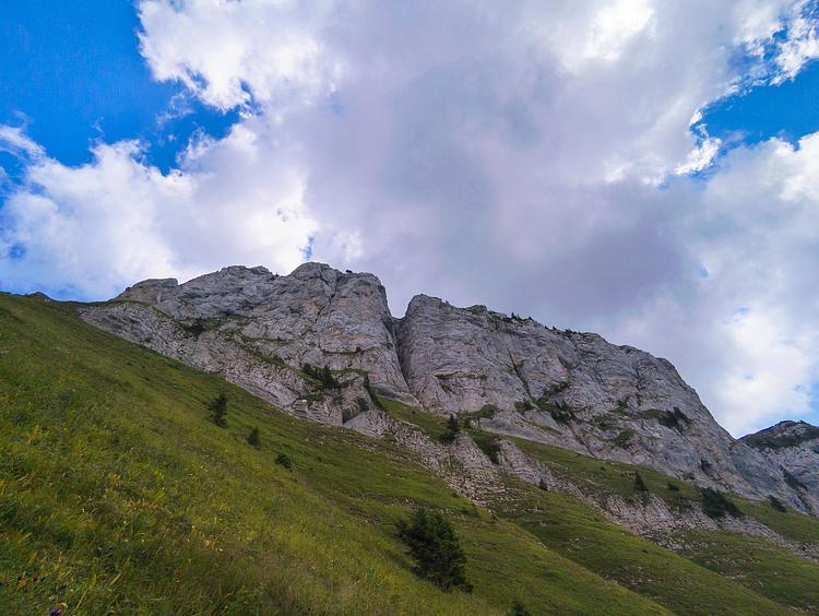 Les falaise du Mont Lachat