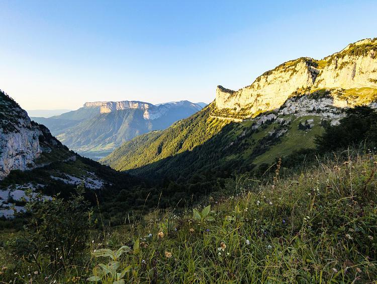 Lors de la descente vers l'Aulp Riant