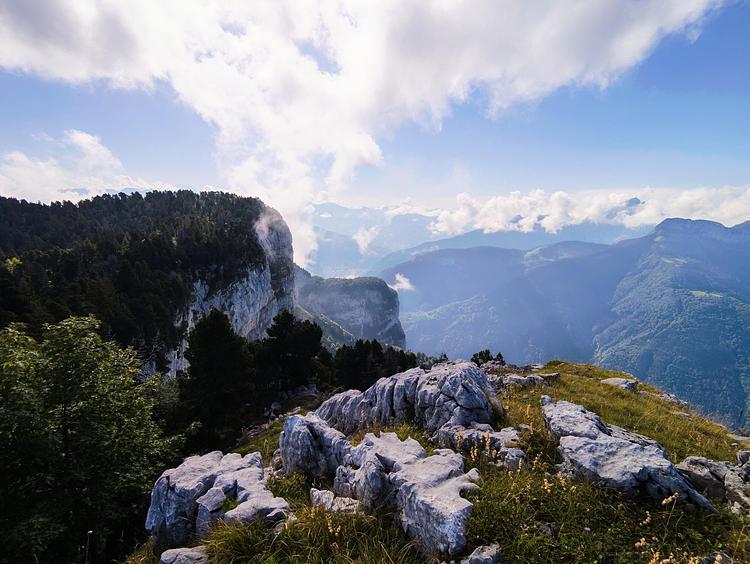 Vue sur la tête de l'Arpettaz