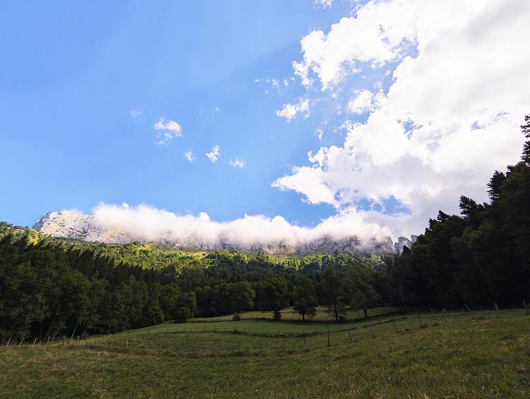 Le Parmelan juste avant l'arrivée