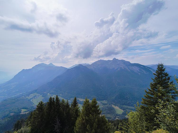 Le sud du massif des Bauges