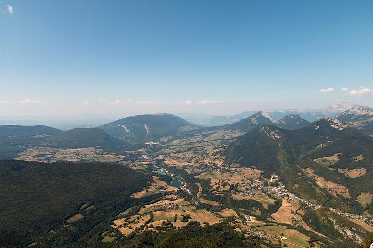 Vue depuis la dent de Rossanaz