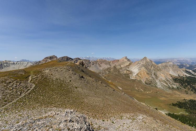Vista oeste desde Clot la Cîme
