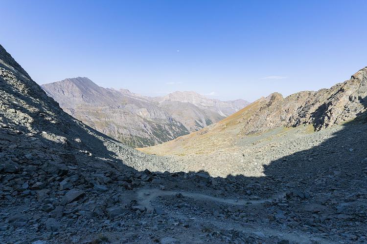 Vista dal tunnel di Traversette