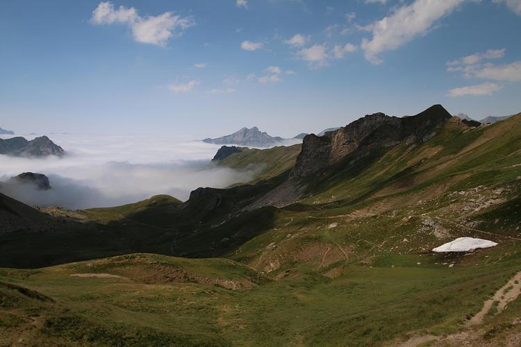 Descente vers le lac de Bious-Artigues