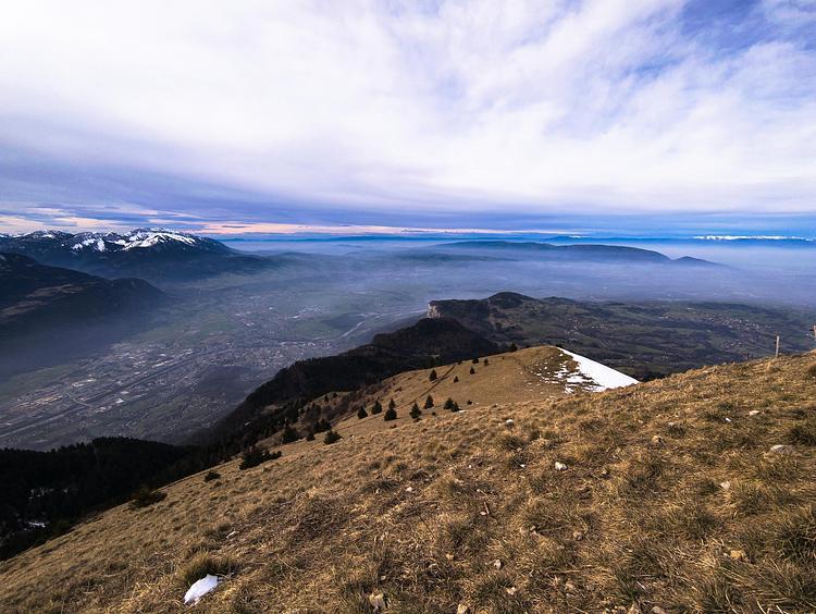Vue du sommet du Mole vers Bonneville
