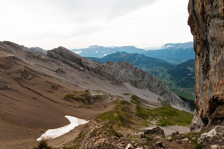 Blick vom Fliegenloch auf der Südseite