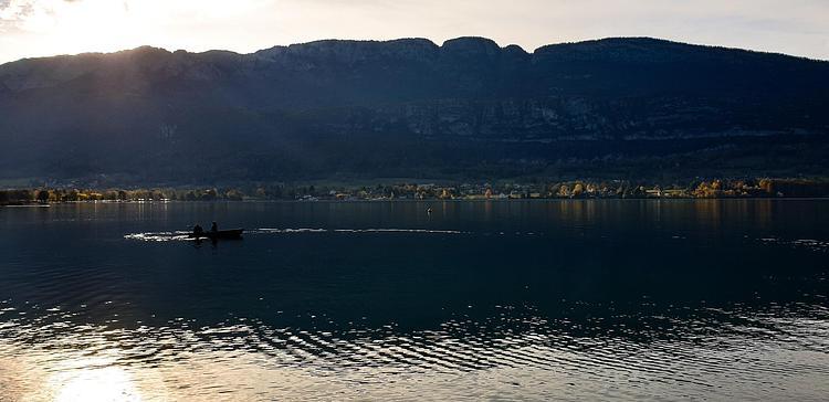 Tour de lac d'Annecy en automne
