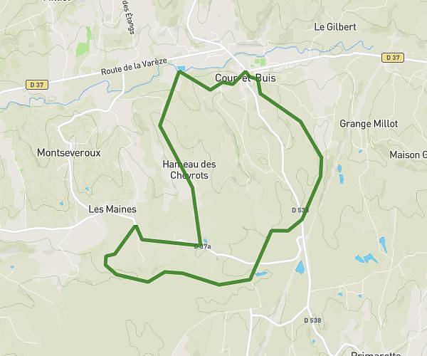 13km / 275m D+_cour