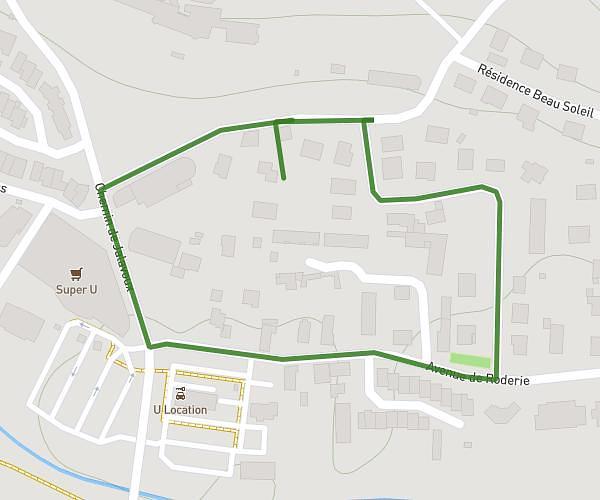 Chemin du  coteau