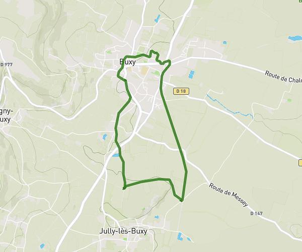 Voie verte Jully retour Chenevelles