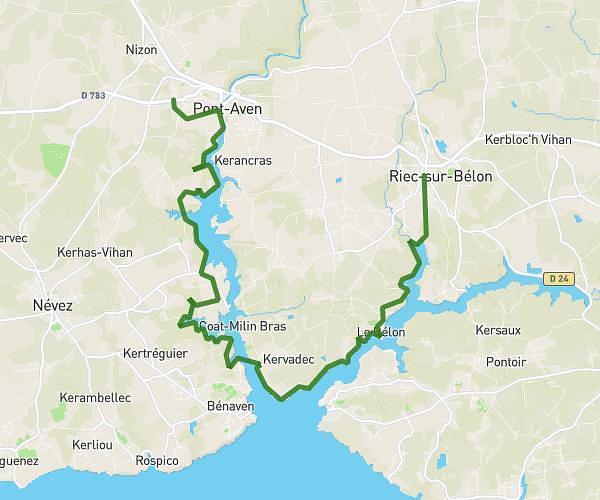 SwimRun : Pont-Aven/Goulet-Riec/Riec-sur-Bélon