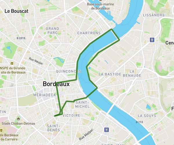 10km - Bordeaux - Boucle des deux ponts