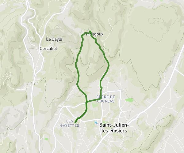 Boucle sur route Saint Julien