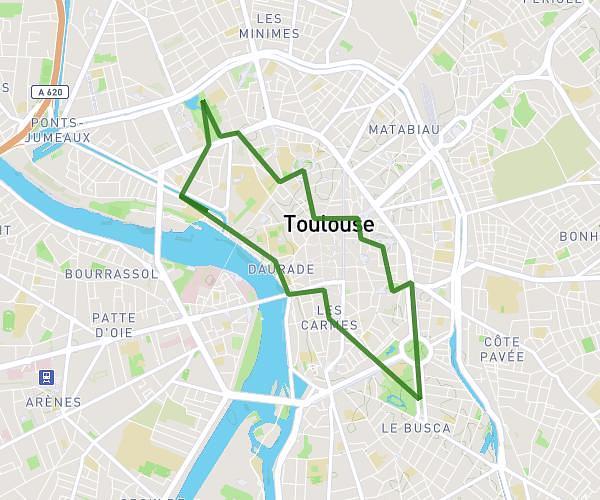 Toulouse Elinor Orstrom Jardin des plantes 8,5km