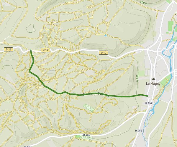 ITINERAIRE CHAMPAGNE BAUSER DE BAGNEUX