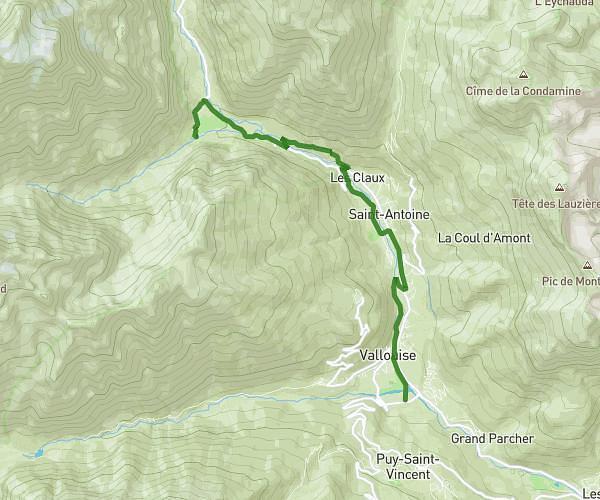 ailefroide - vallouise par le gyr ( version pont fermé)