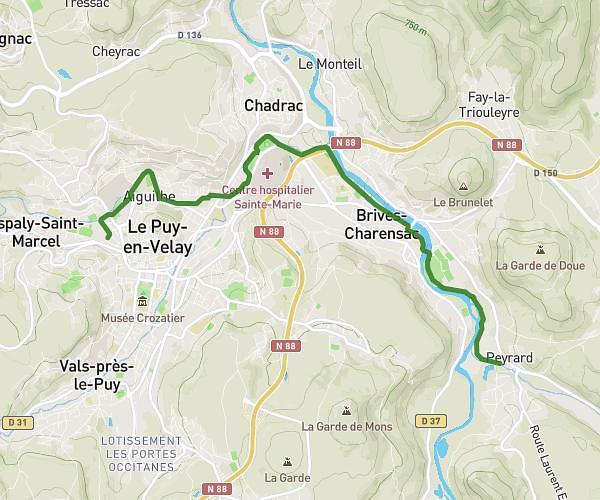 Voie verte Borne-Loire Massot-vers Peyrard