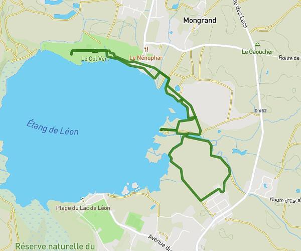 8km étang de Léon