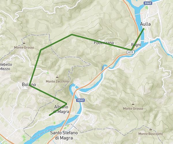 Aulla -Albiano via Podenzana