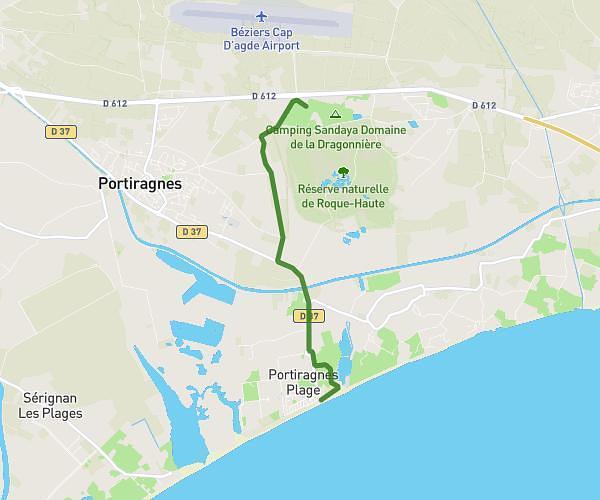 Plage portiragne 5KM