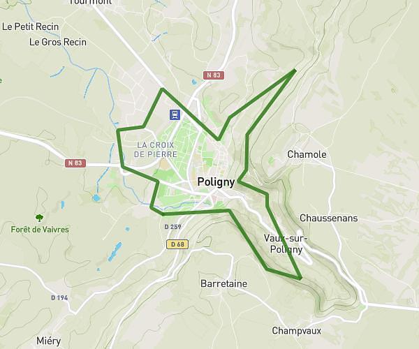 Croix du dan - Chamole 13.7 kms
