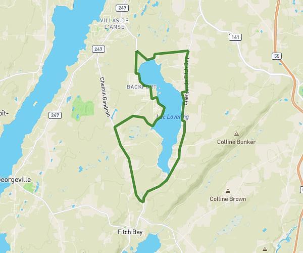 Tour du lac Lovering