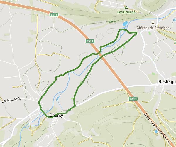 4 km || Chanly - Resteigne
