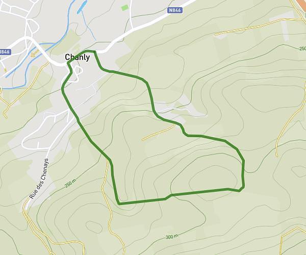 2,6 km || Bois Chanly