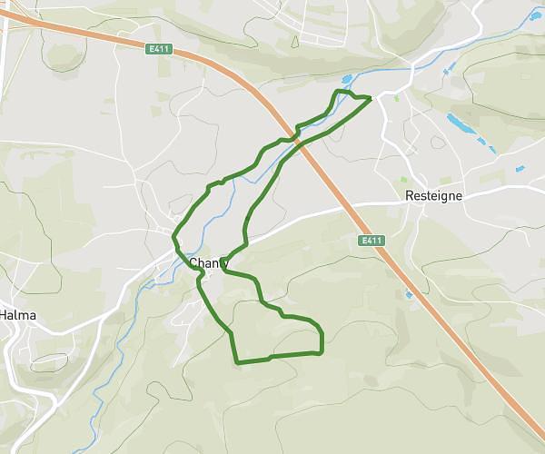 6,4 km || Bois Chanly - Resteigne