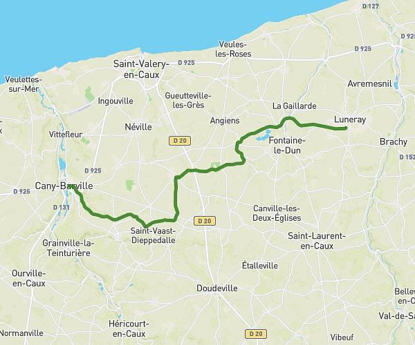 Véloroute du Lin : Cany-Luneray