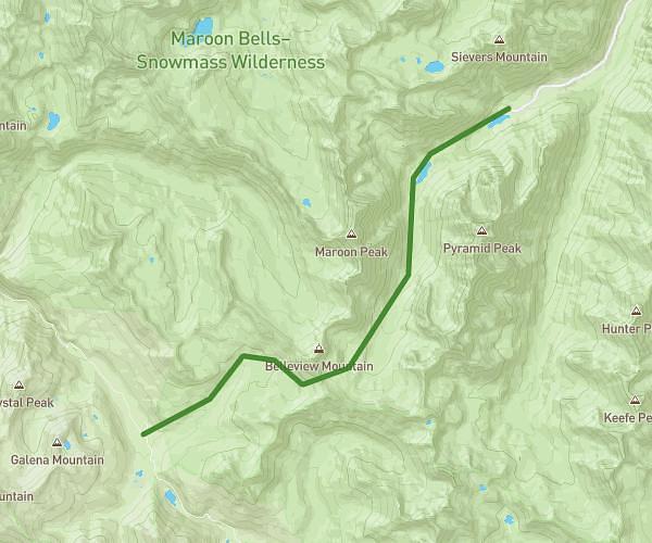 West Maroon Bells Aspen to CB