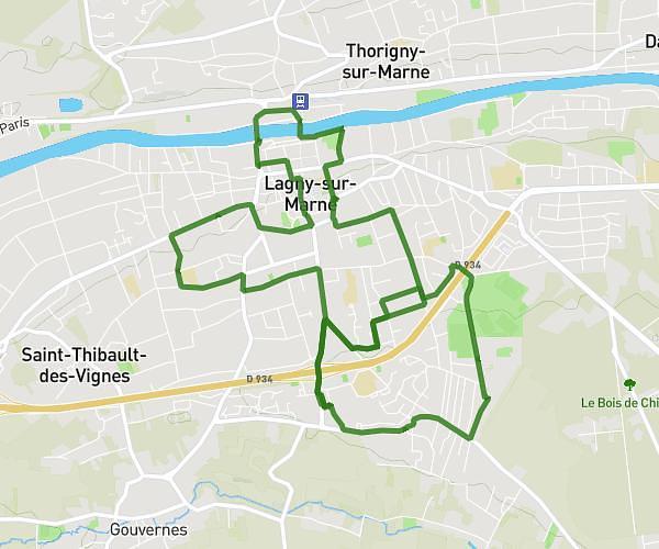 Balade dans les rues de Lagny sur Marne