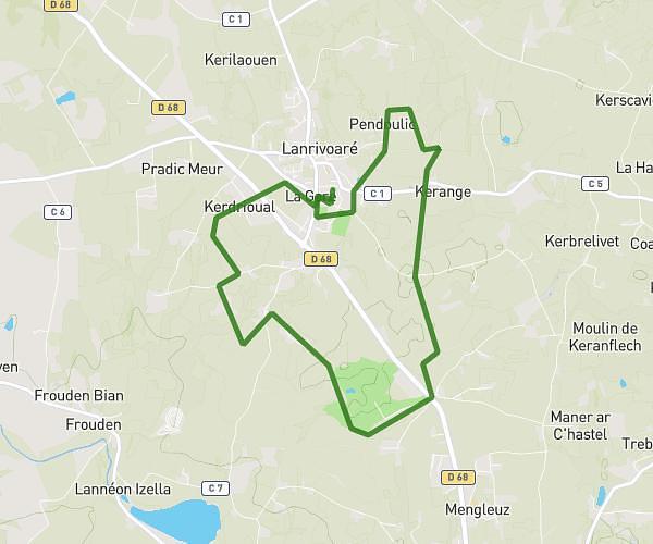10 km Lanrivoaré,  départ de la MAM