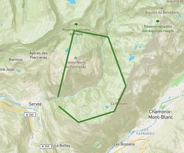 Tour de la tête noir et traversée du Brévent