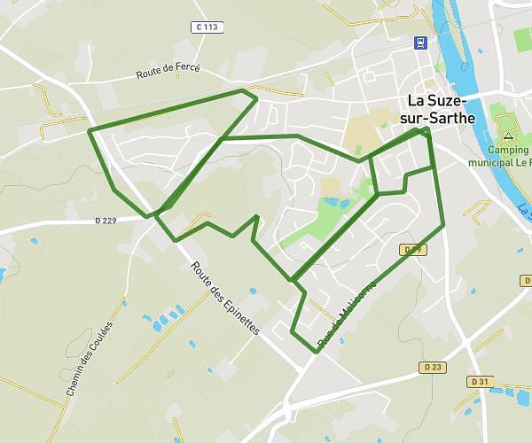 8km - 120 m d+