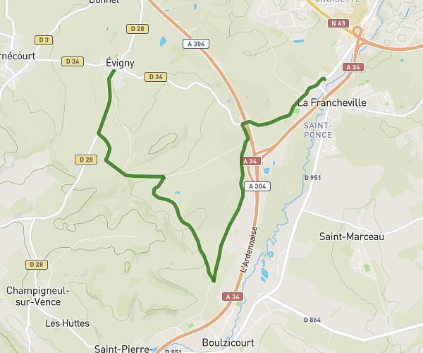 Run Evigny 8km