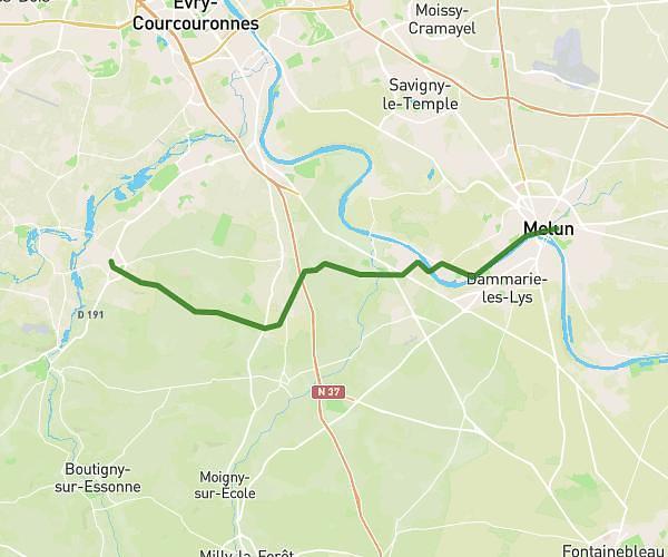 Melun --&gt; Ballancourt