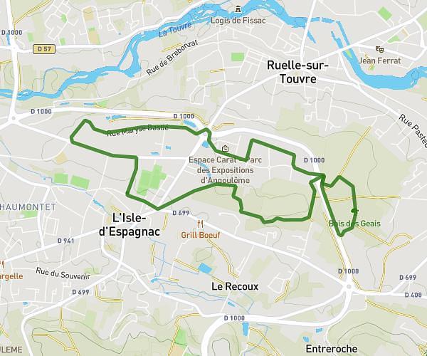 boucle l'isle d'espagnac