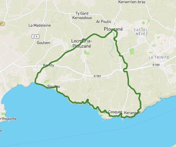 Trail le mengant tregana