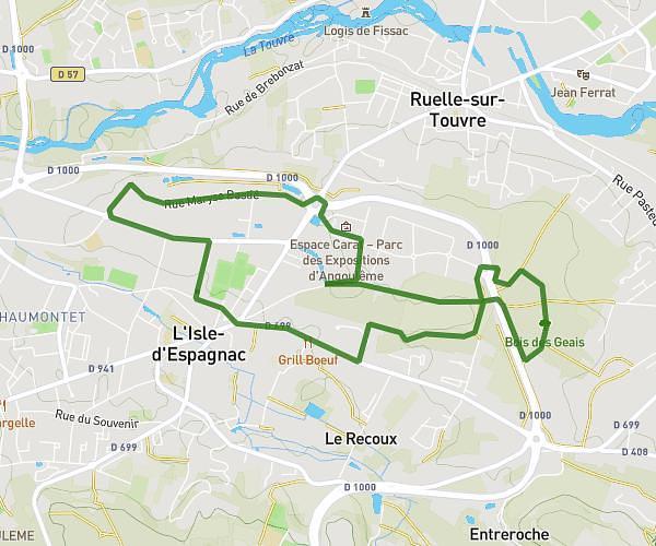 parcours l'isle d'espagnac 3
