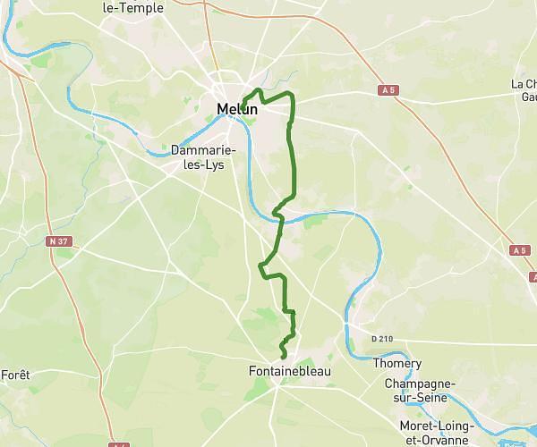 Melun --&gt; Hopital de Bleau